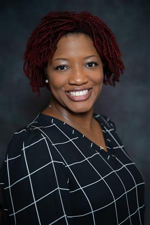 woman smiling